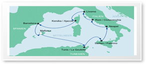 Westl. Mittelmeer mit AIDAbella